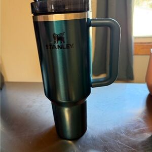 Stanley Teal Metallic Travel Mug with Handle